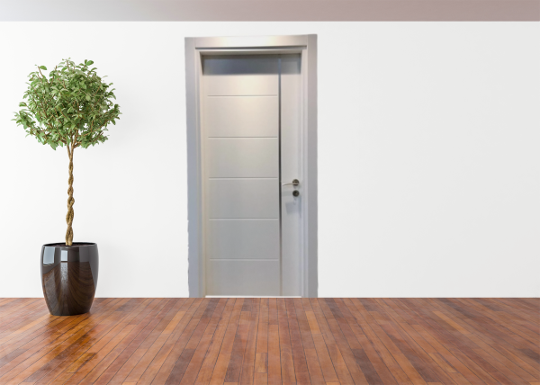 White PVC Bedroom Door - sidomdoors.com