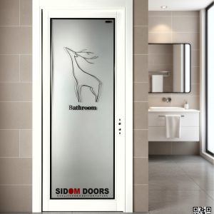 Bathroom Frosted Glass Door(Code-SD 1572)