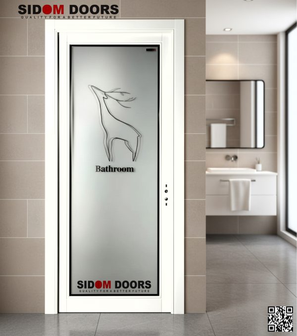 Bathroom Frosted Glass Door(Code-SD 1572)
