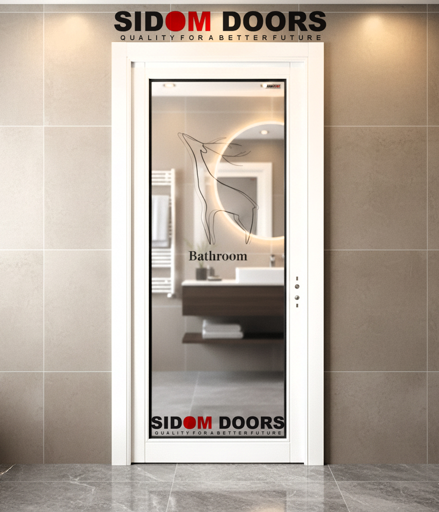 Bathroom Frosted Glass Door(Code-SD 1572)