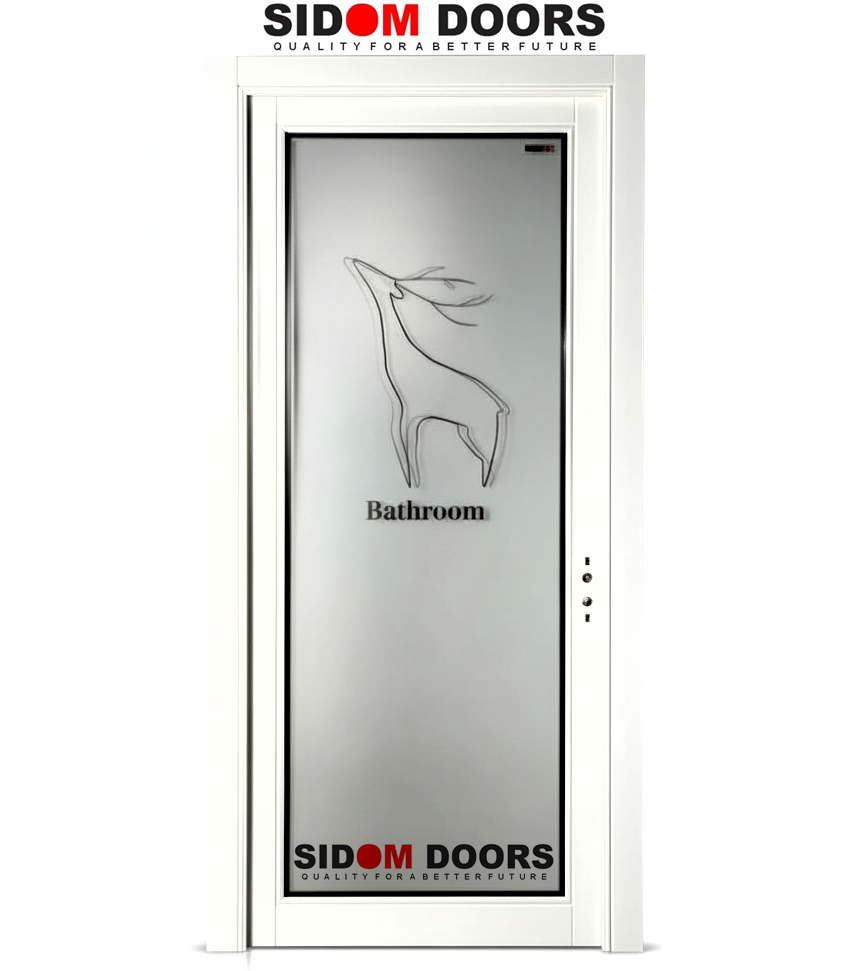 Bathroom Frosted Glass Door(Code-SD 1572)
