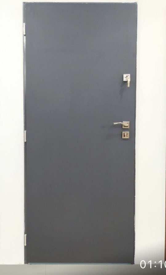 European Grey Bedroom Door