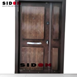 Modern Wood Entrance Door (Steel Core) SD 9020