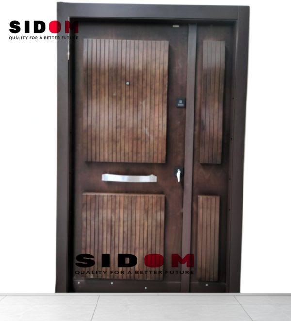 Modern Wood Entrance Door (Steel Core) SD 9020