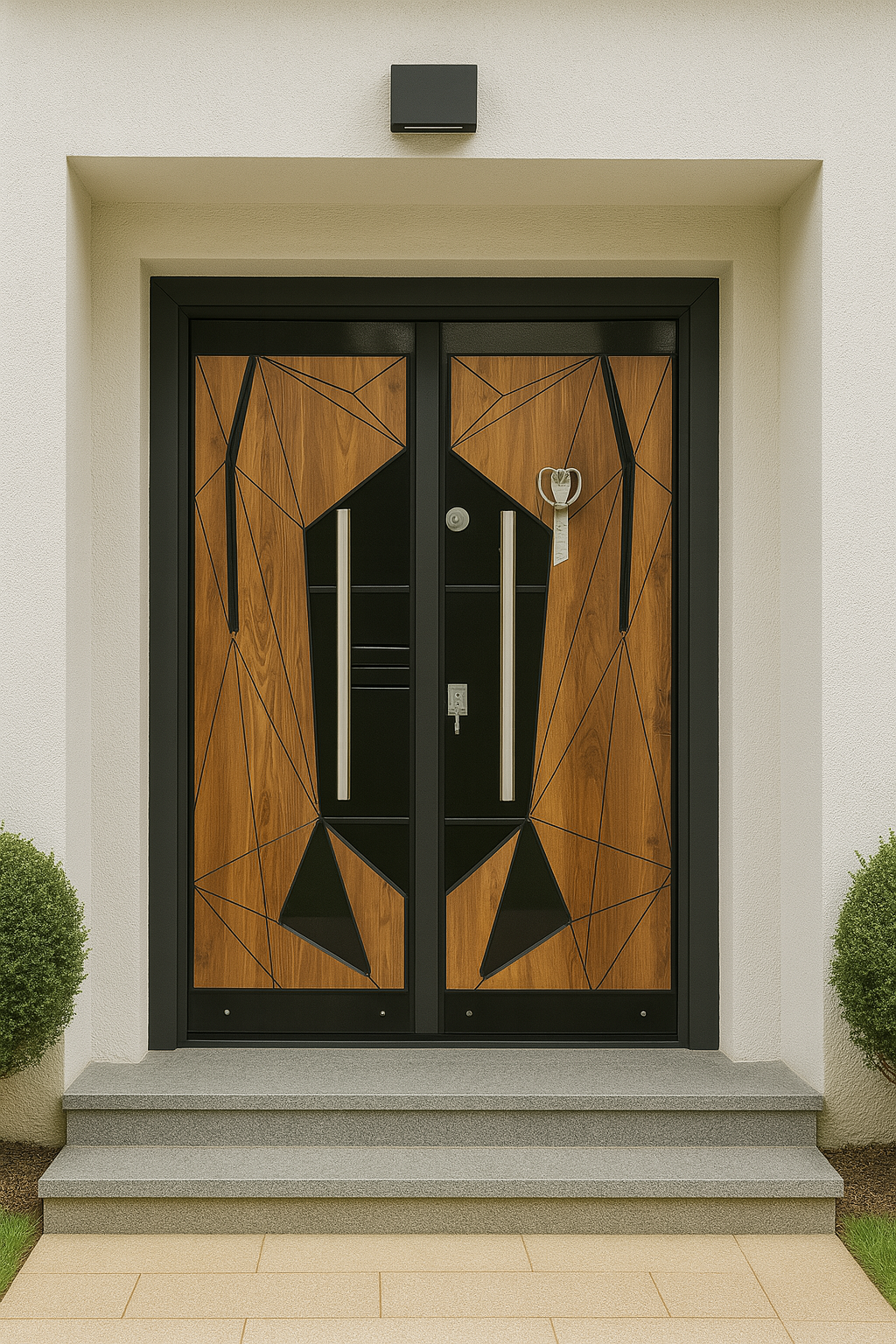 Turkish Security Door  PVC EMBOSSED (Code-0080)