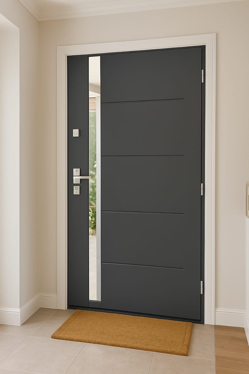 European bedroom Grey with Glass