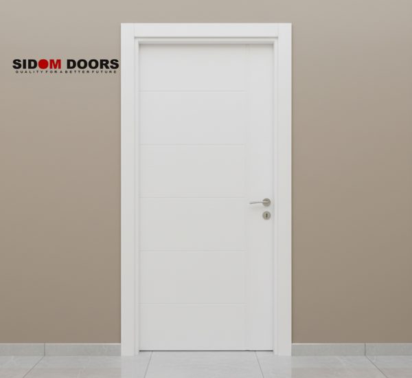 White PVC Bedroom Door - Image 2