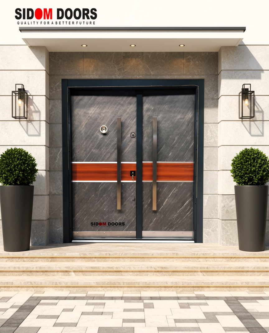 Turkish Security Door :Stone Surface (SD7790)