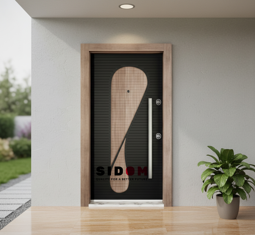 Exterior Turkish Security Door PVC (SD5151)