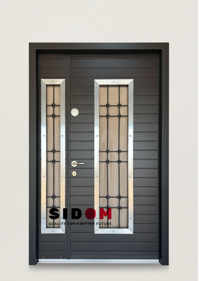 Modern Glass Security Door (Code -SD7070)
