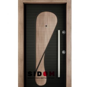 Exterior Turkish Security Door PVC (SD5151)