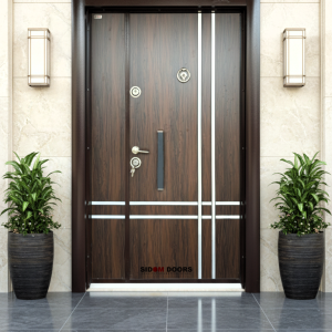wooden Security Front Door (Code-SD 9393)