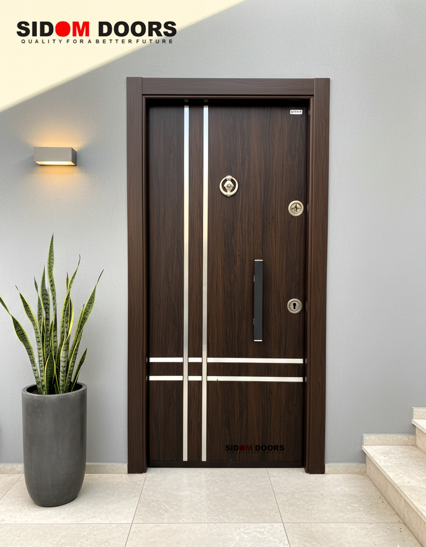 wooden Security Front Door (Code-SD 9393)