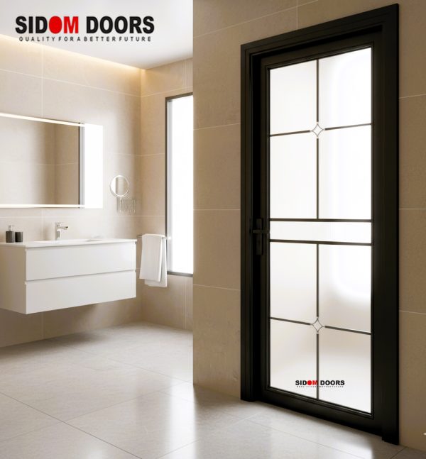 Tempered Bathroom Glass Door (code-SD 1518] - Image 2