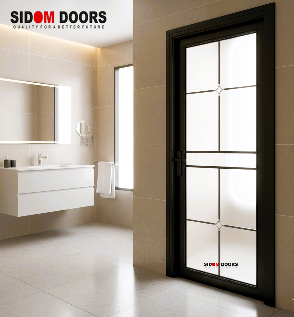 Tempered Bathroom Glass Door (code-SD 1518]