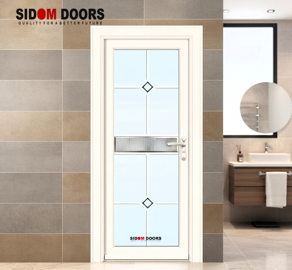 Tempered Bathroom Glass Door (code-SD 1518]