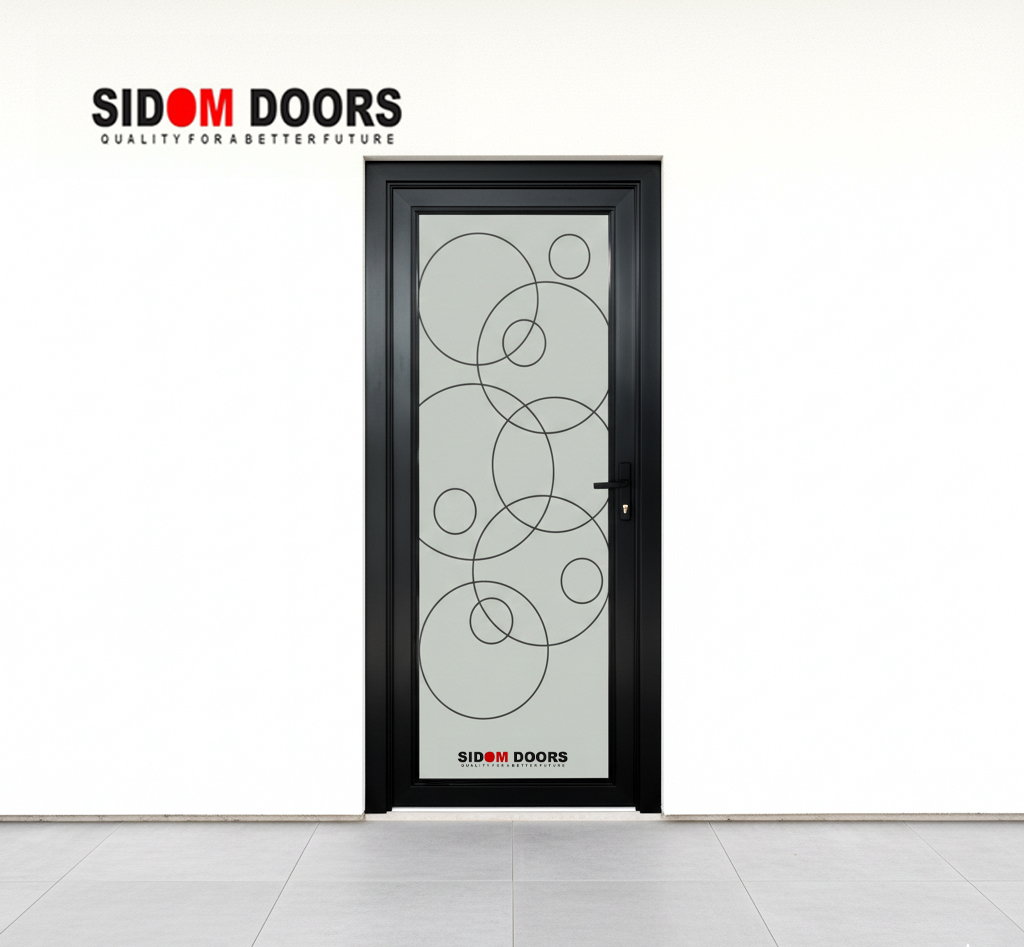 Frosted Bathroom/Toilet Glass Door(code SD -1577)