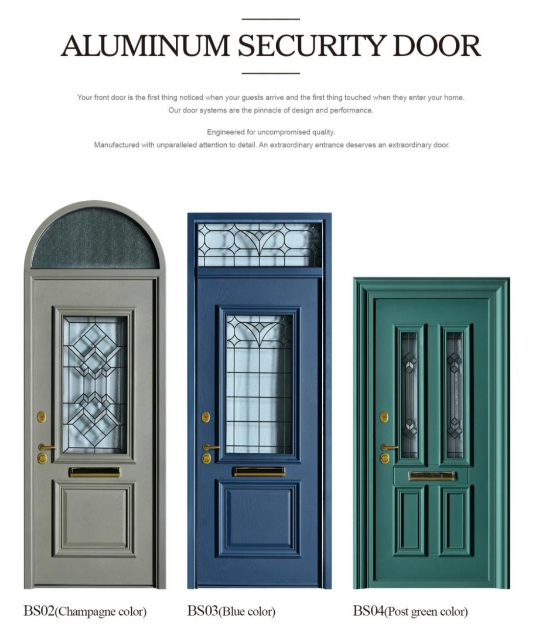 Aluminum Security Door   (Code-AL 1009)