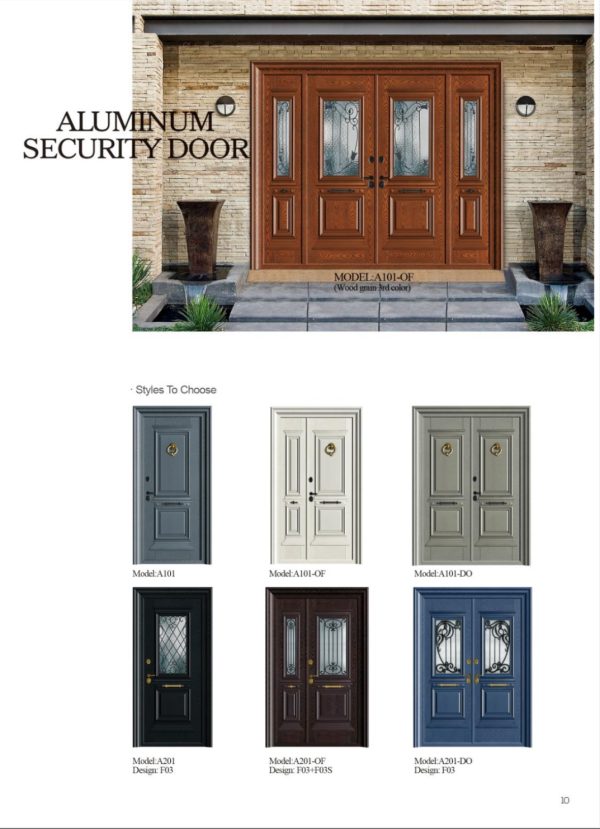Aluminum Security Door   (Code-AL 1013)