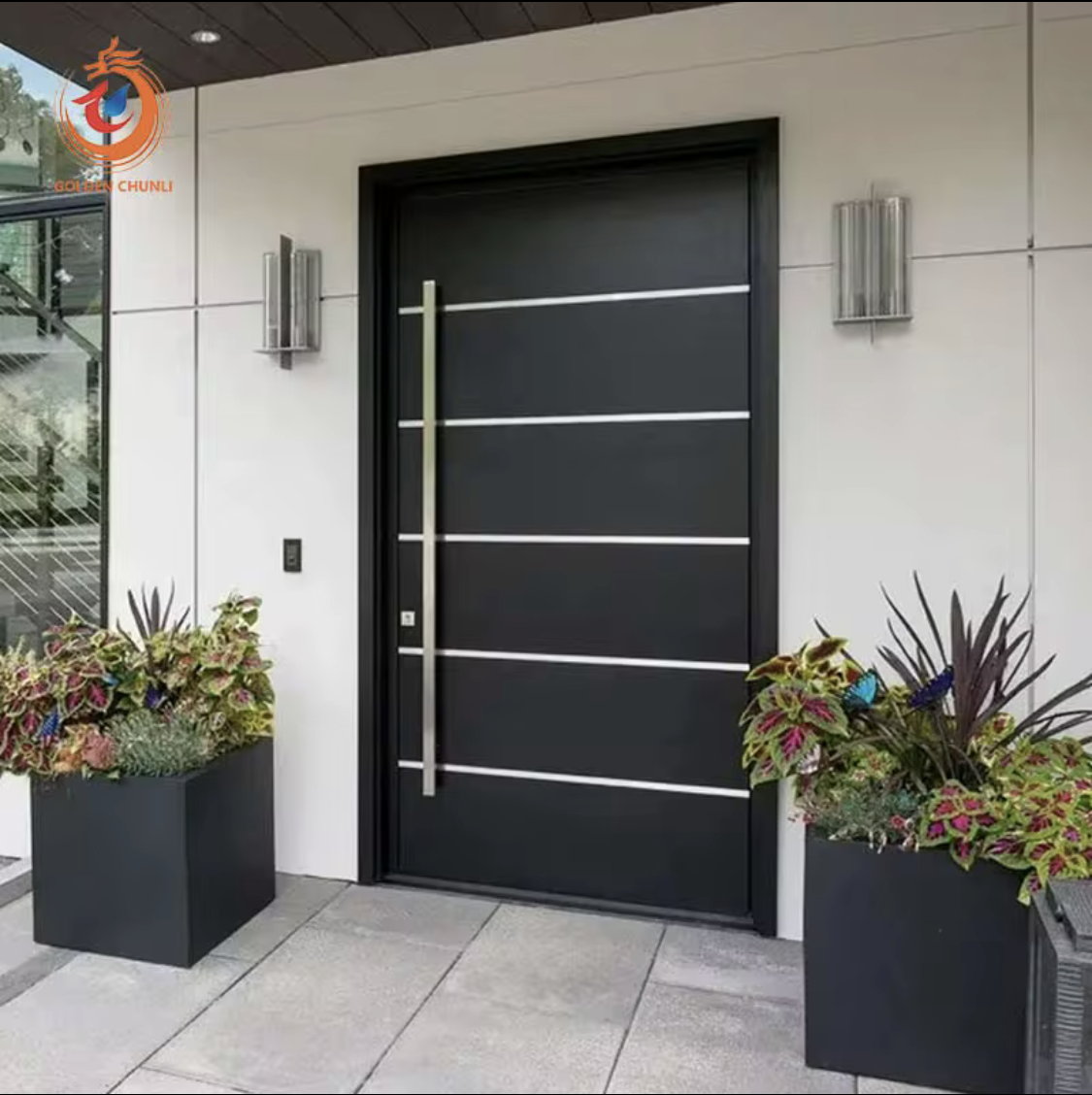 Sidom Pivot Smart Exterior Doors   (Code-PV 1013)