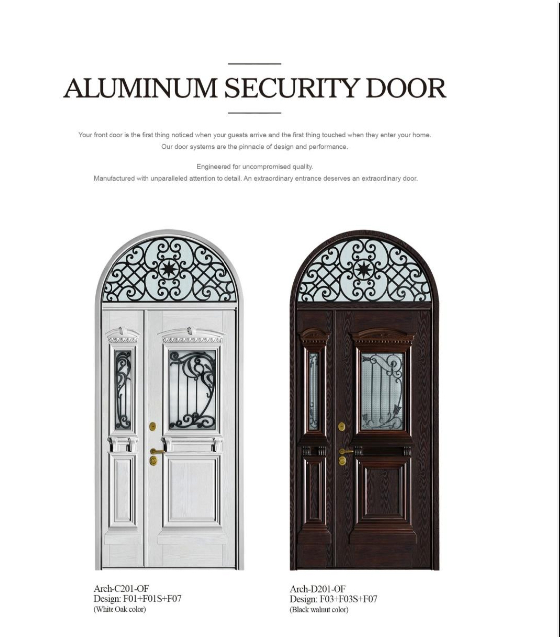 Aluminum Security Door   (Code-AL 1017)