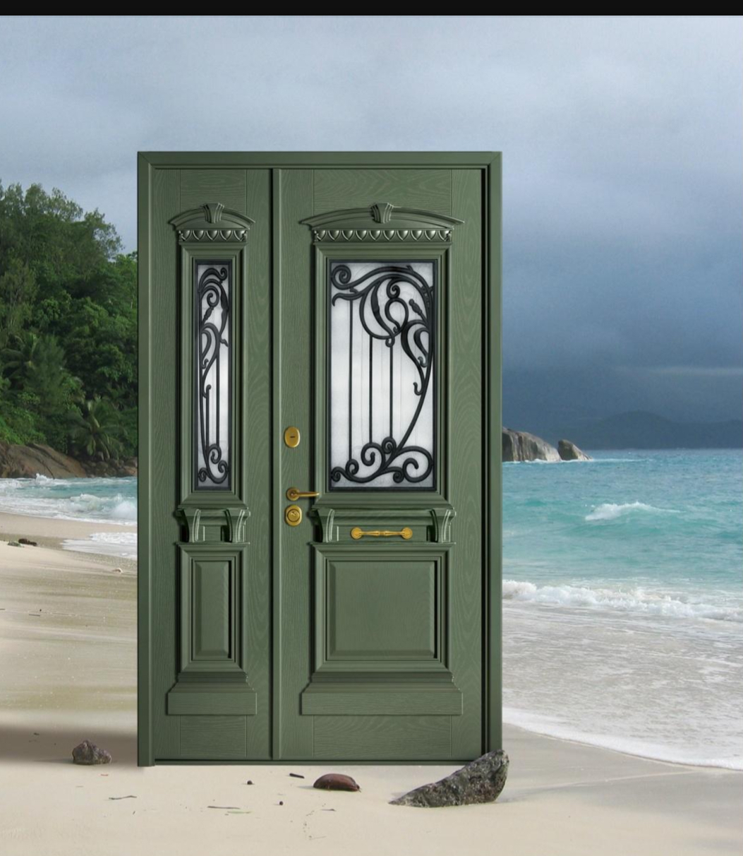 Aluminum Security Door   (Code-AL 1004)