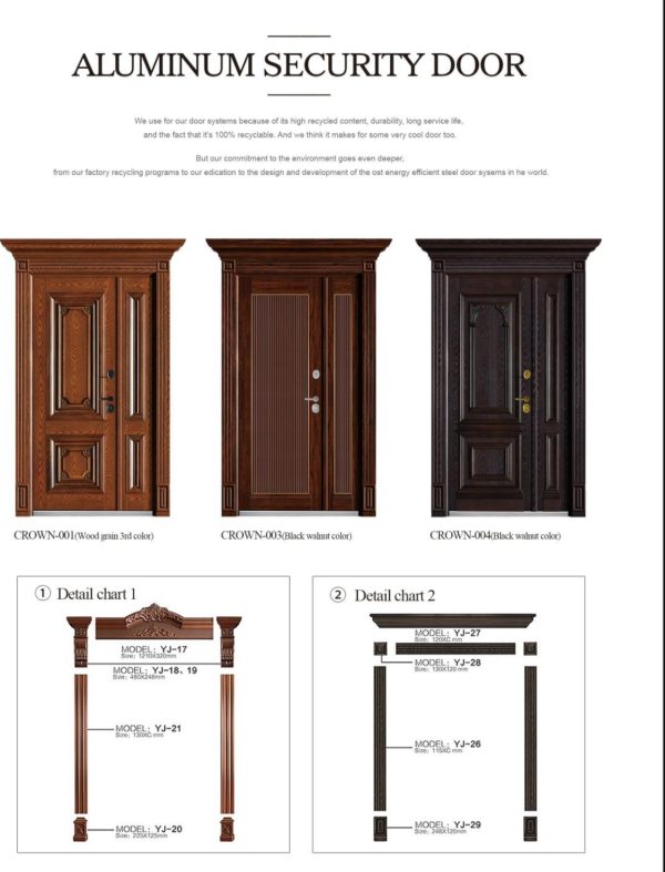 Aluminum Security Door   (Code-AL 1015)