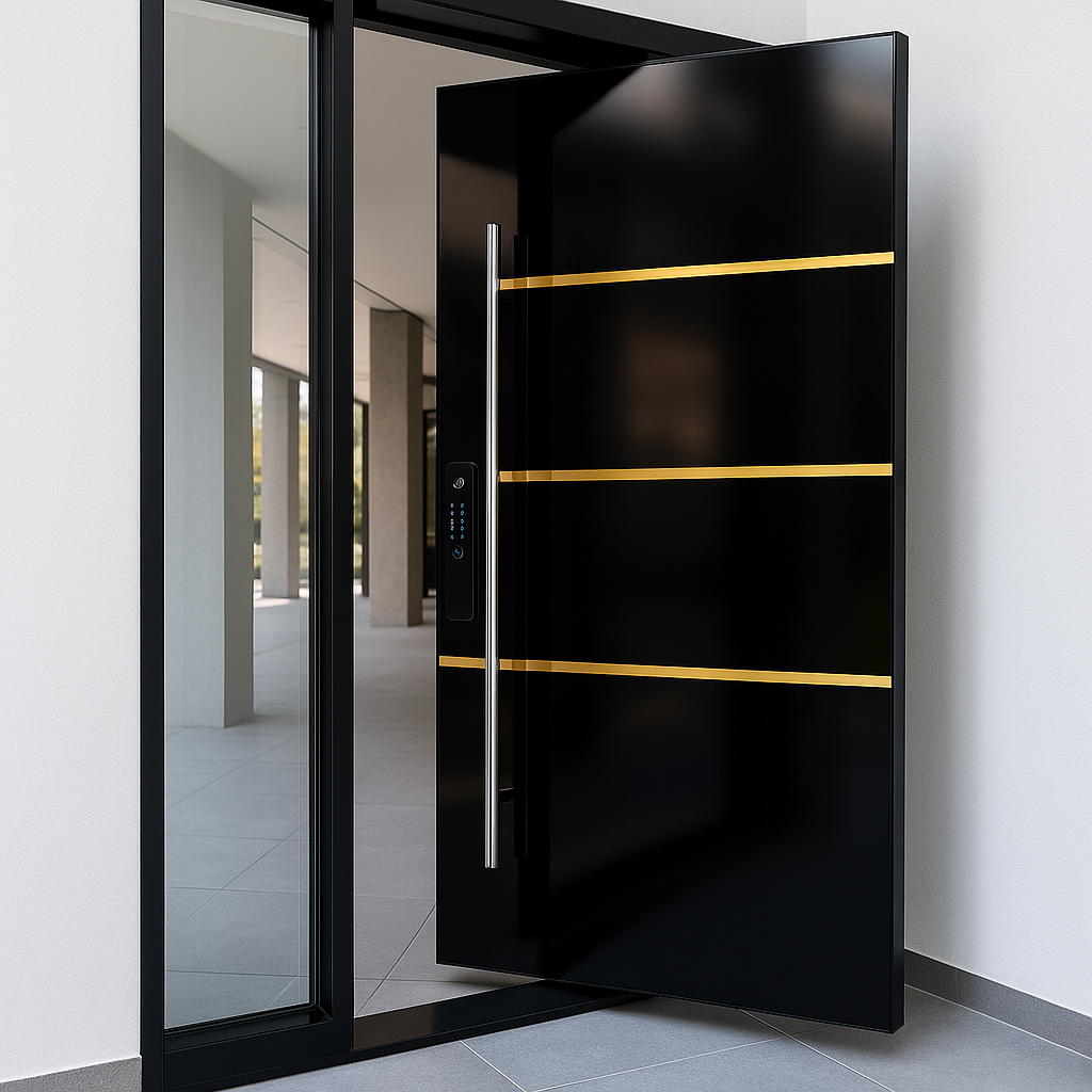 Sidom Pivot Smart Exterior Doors   (Code-PV 1003)