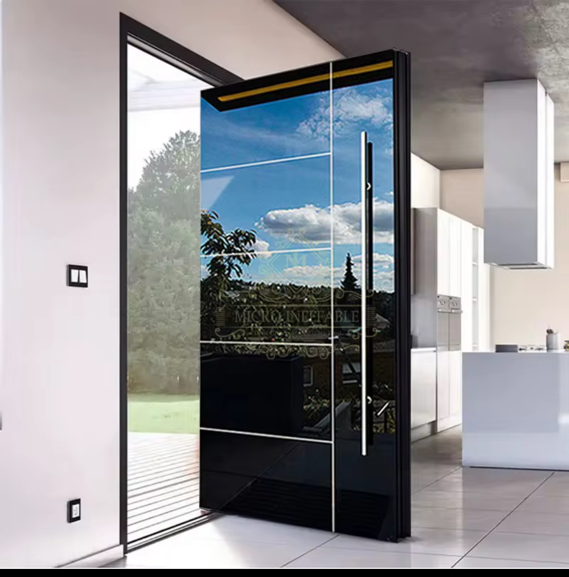 Sidom Pivot Smart Exterior Doors   (Code-PV 1002)