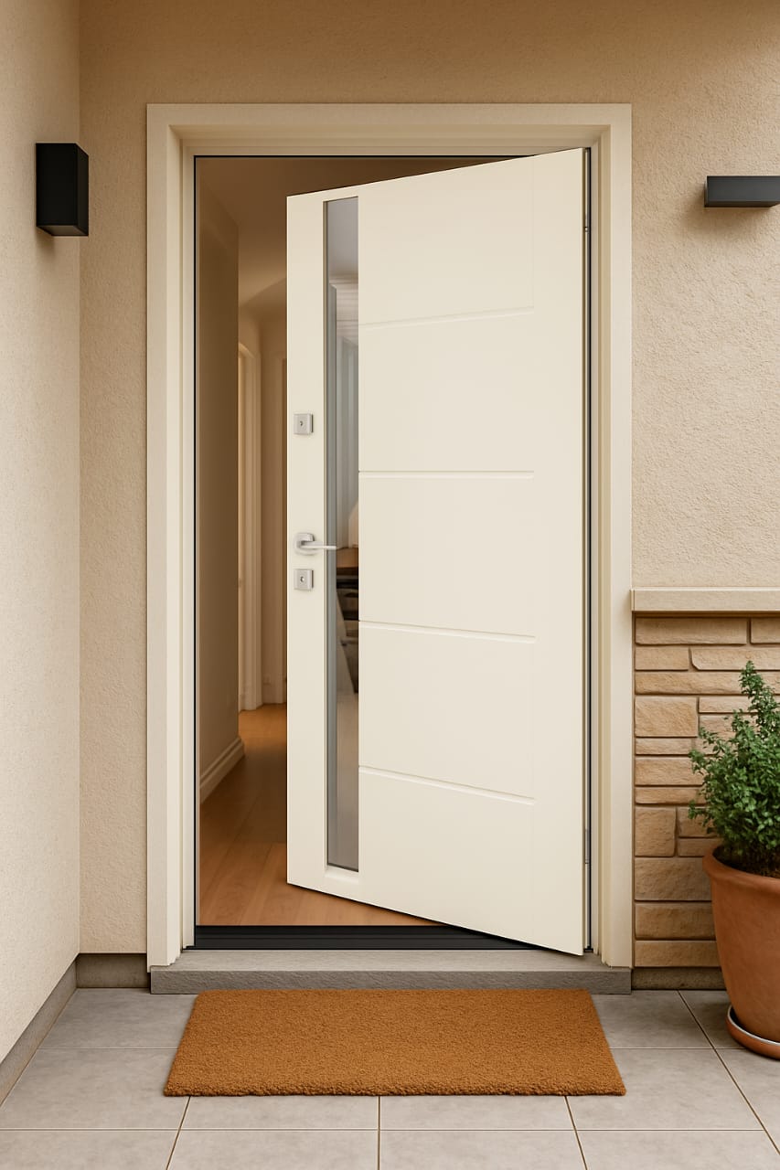 European Steel Door White