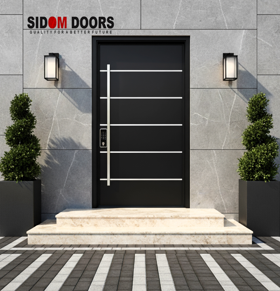 Sidom Pivot Smart Exterior Doors   (Code-PV 1013)
