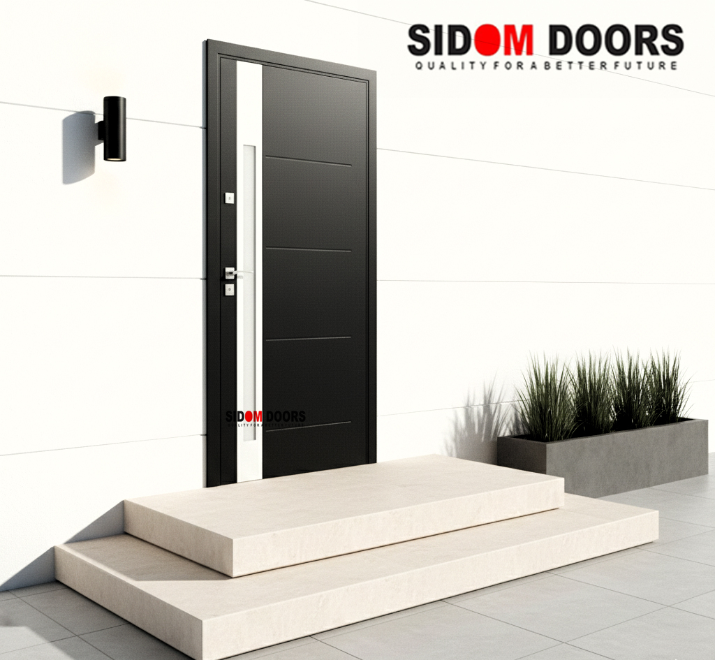 European Steel Door Black – Luxury - Image 3