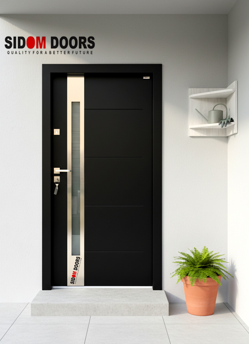 European Steel Door Black – Luxury