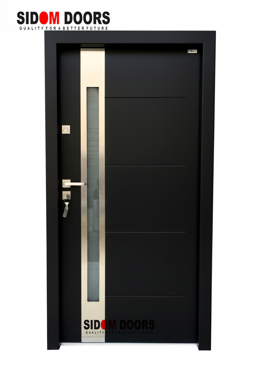 European Steel Door Black – Luxury
