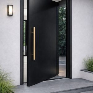Premium Pivot Door with Smart Lock 7FT (Code 6704)