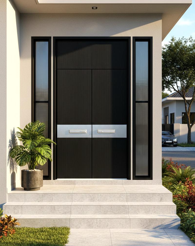 Sidom Pivot Smart Exterior Doors (Code-PV 1021)