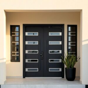 Sidom Pivot Smart Exterior Doors (Code-PV 1027)